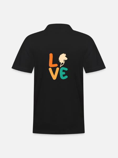 Steckenpferd Hobby Horsing - Männer Poloshirt - Schwarz