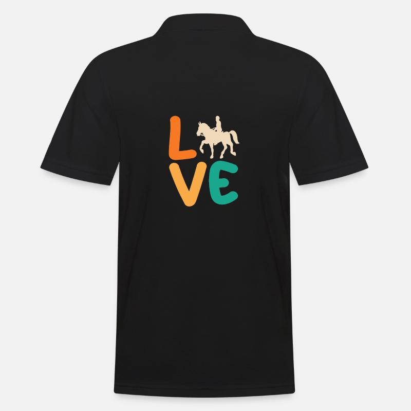 Cheval - Polo Homme - noir