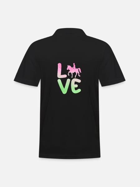 Cheval - Polo Homme - noir
