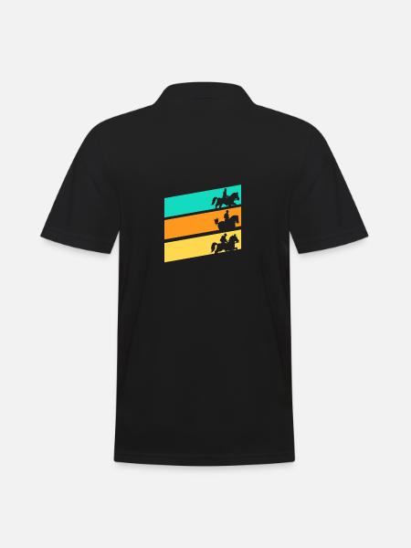 Cheval - Polo Homme - noir