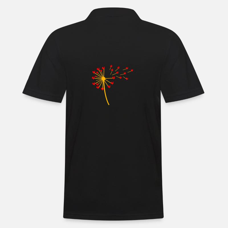 Poulet Coq - Polo Homme - noir