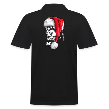 Santa German Hunting Terrier Christmas Wilsigns - Polo Homme - noir - Dos - Kai (181cm)