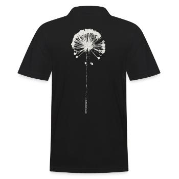 Pissenlit - éco, durable, minimaliste - Polo Homme - noir - Dos - Kai (181cm)