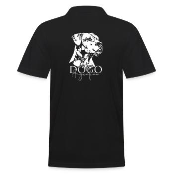 DOGO ARGENTINO Chien Portrait Chien Wilsigns - Polo Homme - noir - Dos - Kai (181cm)