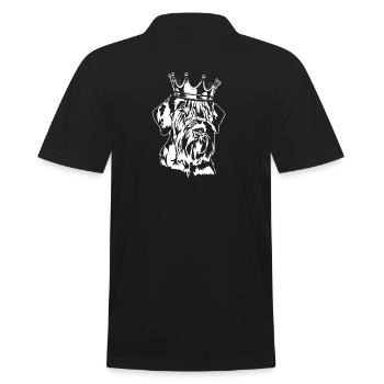 Schnauzer géant couronne chiens chiens Wilsigns - Polo Homme - noir - Dos - Kai (181cm)