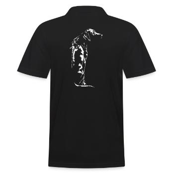 RHODESIAN RIDGEBACK RR Wilsigns Hunde Hund - Männer Poloshirt - Schwarz - Hinten - Kai (181cm)