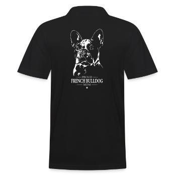 Bouledogue Français Maman Chien Chien Frenchie Wilsigns - Polo Homme - noir - Dos - Kai (181cm)