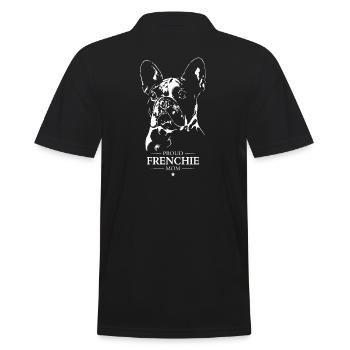 Frenchie Mom Hunde Hund French Bulldog Wilsigns - Männer Poloshirt - Schwarz - Hinten - Kai (181cm)
