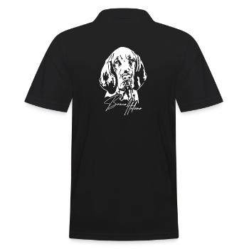 BRACCO ITALIANO Chiens de chasse Portrait Wilsigns - Polo Homme - noir - Dos - Kai (181cm)