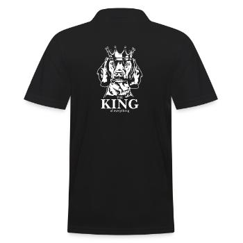 Chien de montagne bavarois roi de tout - Polo Homme - noir - Dos - Kai (181cm)