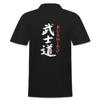 Bushido - la voie du guerrier - Polo Homme - noir - Dos - Kai (181cm)