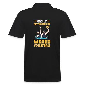 Water Game Splash Volleyball Water Volleyball - Männer Poloshirt - Schwarz - Hinten - Kai (181cm)