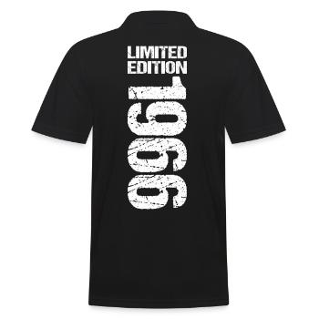 60. Geburtstag Limited Edition 1966 Jahrgang 1966 - Männer Poloshirt - Schwarz - Hinten - Kai (181cm)