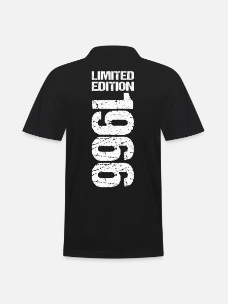 60. Geburtstag Limited Edition 1966 Jahrgang 1966 - Männer Poloshirt - Schwarz
