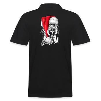 Père Noël Wäller Chiens de Noël Wilsigns - Polo Homme - noir - Dos - Kai (181cm)