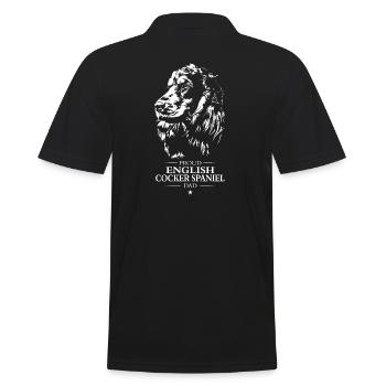Cocker Anglais Épagneul Papa Chien Chien Wilsigns - Polo Homme - noir - Dos - Kai (181cm)