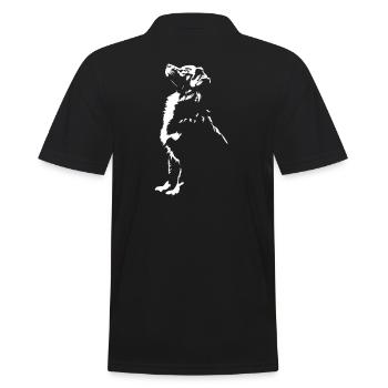 Nouvelle-Écosse Duck Tolling Retriever Silhouette Chien - Polo Homme - noir - Dos - Kai (181cm)