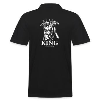 American Staffordshire Terrier Roi de tout - Polo Homme - noir - Dos - Kai (181cm)