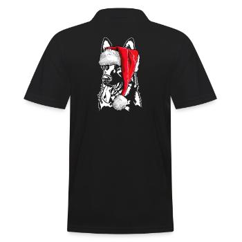 Père Noël Berger allemand Wilsigns de Noël - Polo Homme - noir - Dos - Kai (181cm)