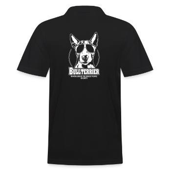 Bull Terrier personnes cool chien disant chiens chien - Polo Homme - noir - Dos - Kai (181cm)