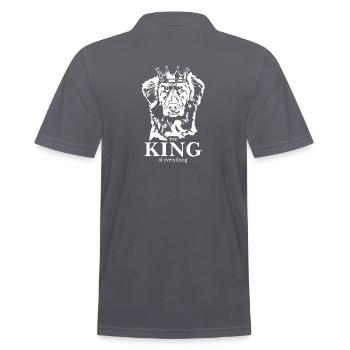 Nouvelle-Écosse Duck Tolling Retriever King Dogs Chien - Polo Homme - charbon - Dos - Nico (186cm)