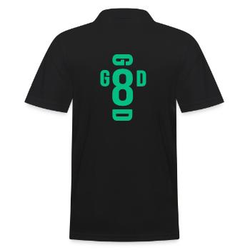 Jésus-Christ « bon dieu » croyance en Dieu bibelfers - Polo Homme - noir - Dos - Kai (181cm)