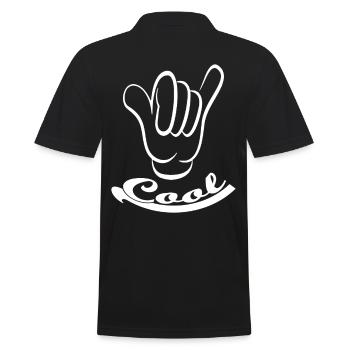 La main cool - Polo Homme - noir - Dos - Kai (181cm)