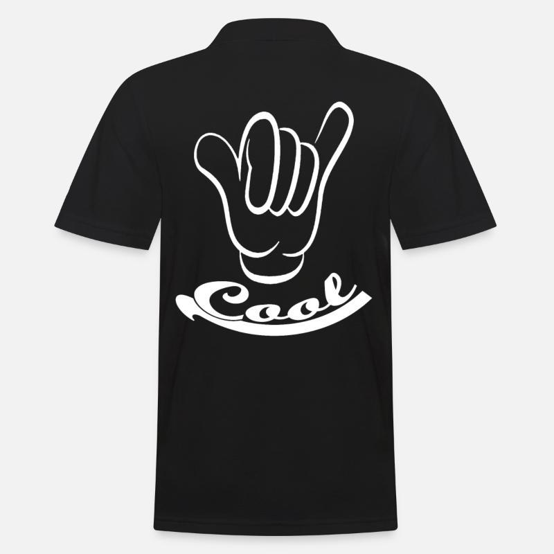 Cool Hand - Männer Poloshirt - Schwarz