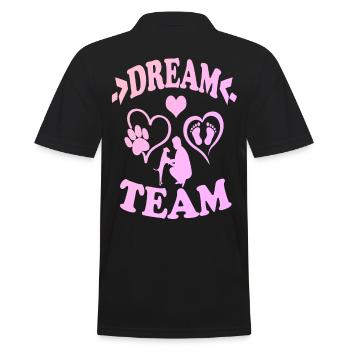 Dream team - Polo Homme - noir - Dos - Kai (181cm)