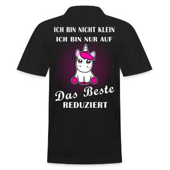 Je ne suis pas petit seulement réduit au meilleur - Polo Homme - noir - Dos - Kai (181cm)