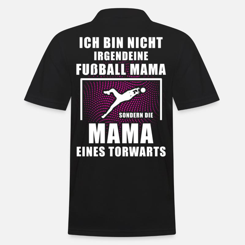 Die Fußball Mama Torhüter Geschenkidee Torwart - Männer Poloshirt - Schwarz