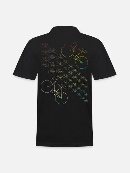 Vélos vélo vélo de route vélo sport cadeau - Polo Homme - noir