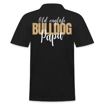 Bulldog DAD Bulldog Bulldogs DAD - Polo Homme - noir - Dos - Kai (181cm)