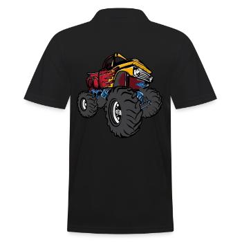 Monster truck - Polo Homme - noir - Dos - Kai (181cm)