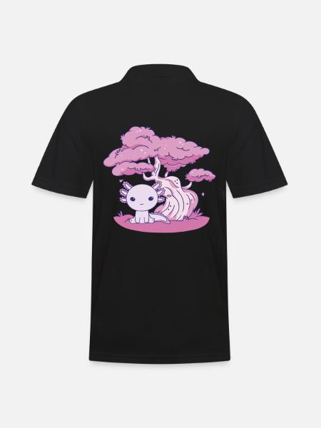 Drôle d’axolotl - Polo Homme - noir