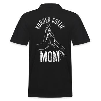Design unique de Border Collie pour - Polo Homme - noir - Dos - Kai (181cm)