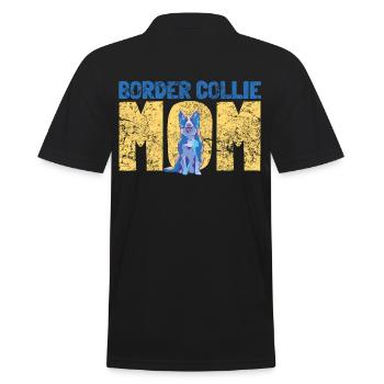 Design unique de Border Collie pour - Polo Homme - noir - Dos - Kai (181cm)