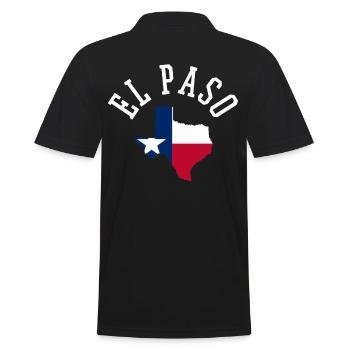 El Paso Patriot USA Drapeau Homeland Pride Design - Polo Homme - noir - Dos - Kai (181cm)