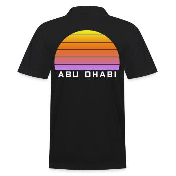 Erleben Sie den Geist der Vereinigten Arabischen - Männer Poloshirt - Schwarz - Hinten - Kai (181cm)