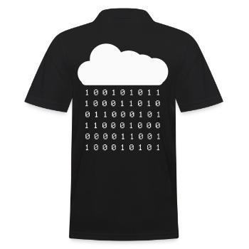 Unleash your inner mathematician with - Men's Polo Shirt - black - Back - Kai (181cm)
