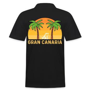 Profitez de l’ambiance de Gran Canaria - Polo Homme - noir - Dos - Kai (181cm)