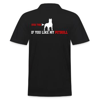 Exprimez votre amour pour les pitbulls avec - Polo Homme - noir - Dos - Kai (181cm)