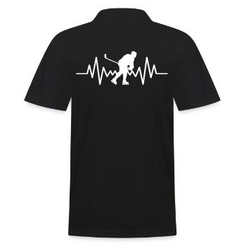 Inline-Skaterhockey Hockeyball Skaterhockey - Männer Poloshirt - Schwarz - Hinten - Kai (181cm)