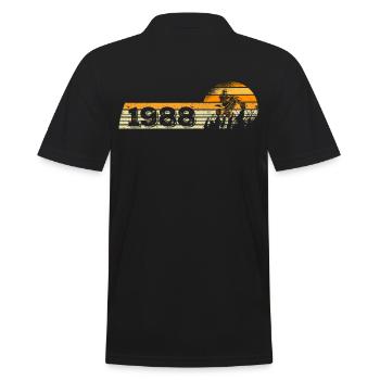 Quad-Biker né en 1988 Anniversaire 4x4 Quad-Bike - Polo Homme - noir - Dos - Kai (181cm)