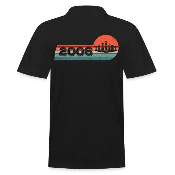 Chess Vintage 2006 Pièces d’échecs d’anniversaire - Polo Homme - noir - Dos - Kai (181cm)