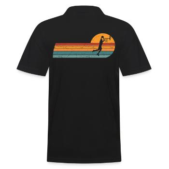 Basketteur Basketteur Basketteur Ballons de Basket-ball - Polo Homme - noir - Dos - Kai (181cm)