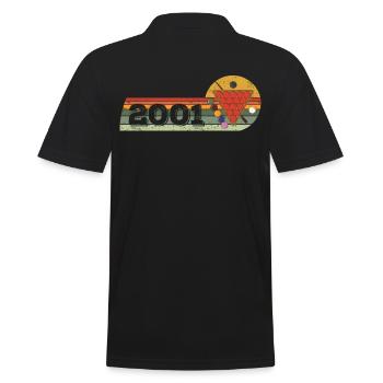 Snooker Snooker player born in 2001 Birthday - Men's Polo Shirt - black - Back - Kai (181cm)