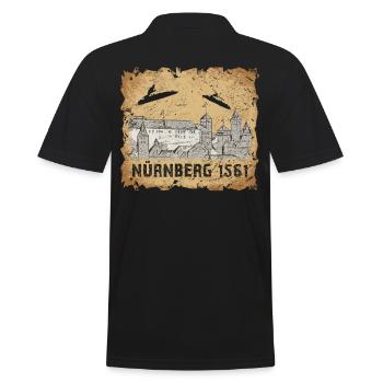 Nuremberg Skyline City Tour Nuremberg Skyline - Polo Homme - noir - Dos - Kai (181cm)