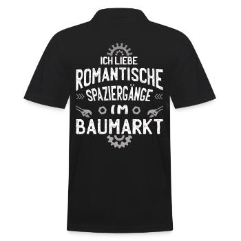 Heimwerker Hausbau Bauherr Baumarkt Hausmeister - Männer Poloshirt - Schwarz - Hinten - Kai (181cm)