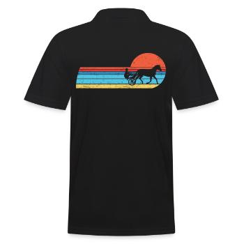 Harnais de chevaux de trot Chevaux de sport équestre - Polo Homme - noir - Dos - Kai (181cm)